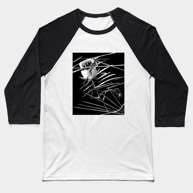 Devotion BW Baseball T-Shirt by SiSuSiSu